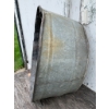 Image 4 : Galvanized Metal Tub with Circular Patterned Base and Carry Handles