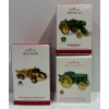 Image 1 : Vehicles- John Deere Waterloo Boy, Model D Tractor, 250D Dump Truck Hallmark Ornaments 