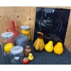 Image 3 : Kitchenware Lot with Induction Cooktop, Decorative Vessels, and Storage Jars