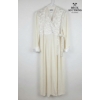 Image 2 : Nightgown Robe Set 60s and 70s vintage white lace nightgown robe set