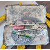 Image 13 : Desktop Essentials - Folding Meter Stick Antique Skeleton Keys Compass Post It Dispenser