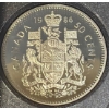 Image 4 : 1986 Canadian Specimen Set With 50% Silver Dollar 23.33 Grams