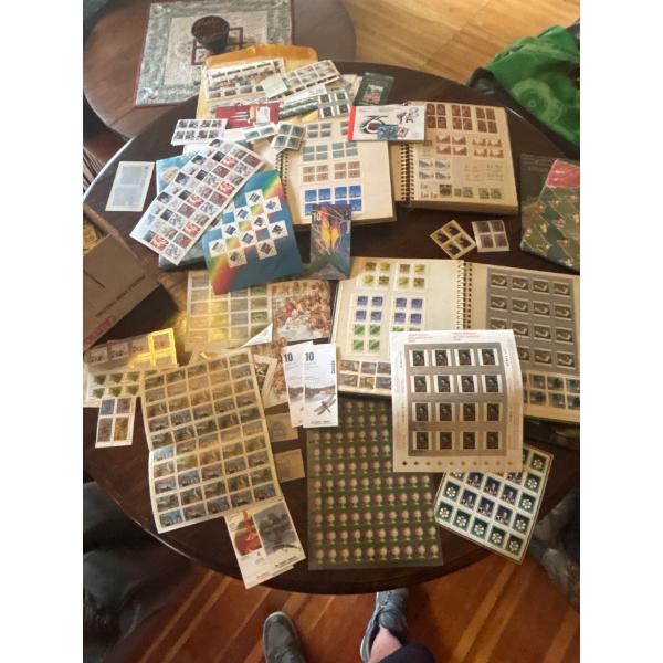 amazing collection of thousands of unused stamps from Canada Post full box of stamps from around the