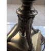 Image 6 : Ornate Table Lamp with Pleated Shade and Decorative Base