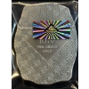 Image 2 : Silver Art 10 oz Bar Woman with Flowing Hair Antiqued finish .9999The art on this ultra high relief