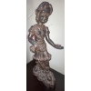 Image 2 : Begging Child Statue / Idol 17T Plaster 