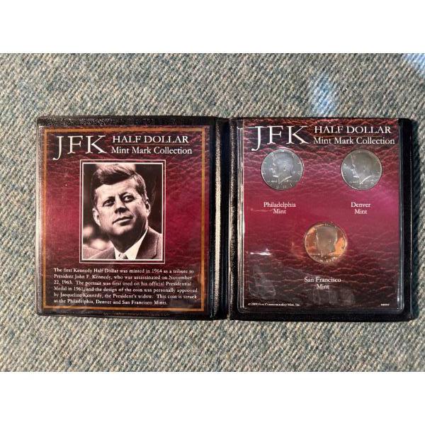 JFK Half Dollar Mint Mark Collection