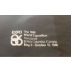 Image 2 : Large EXPO World Exposition Vancouver 96' Print - 38x26