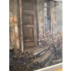Image 2 : Oil On Canvas Floral Entryway, No Signature - 23x19.5