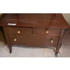 Image 3 : Wood 3 Drawer Dresser (Bar missing) 36 w 54 h