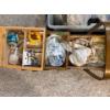 Image 3 : Large Collection Of Sewing Supplies As Well As A Solid Wood Sewing Storage Box .