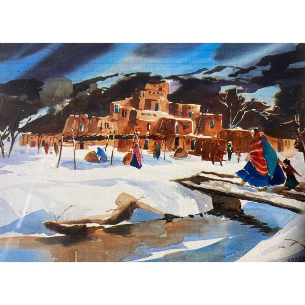 Arctic Community Painting (7.25'/8.75' Inches Before Frame)