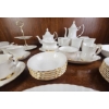 Image 8 : Royal Albert 'Val D'Or' 72-Piece Bone China Set with Gilded Accents