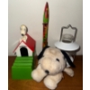 Image 1 : Kid Classics - Collectible Vintage Snoopy Pencil Sharpener Stuffie & more