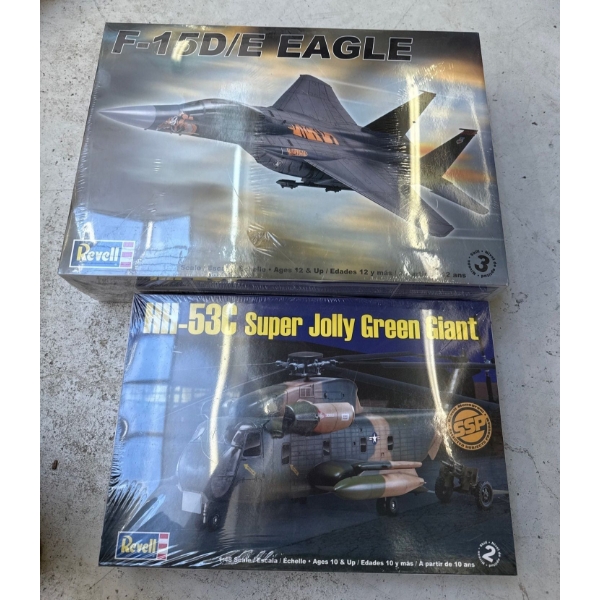 F-15D/E Eagle 1:32 Sc, HH-53C Super Jolly Green Giant 1:48 Sc
