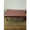 Image 1 : Rectangular Wooden Coffee Table with Four Tapered Legs