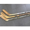 Image 3 : Three Wooden Hockey Sticks with One Signed Joe Mullen?