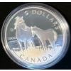 Image 3 : 2006 $5 Sable Island Horse Stamp & Fine Silver Coin Set 28 Grams