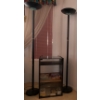 Image 1 : End Table Shelf 19x16x31  w/ 2 Floor lamps 