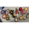 Image 1 : Mercury Glass Hand Painted Jumbo Art Deco Christmas Ornaments & More