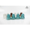 Image 2 :  Vintage Hemingray No. 42 Glass Electrical Insulators. 