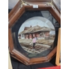 Image 3 : Soldier 7 X 11, "Weyburn Train Station" 584/2500 Framed Plate 14 x 14, Shadow 7 X 9, Roses 18 X 13