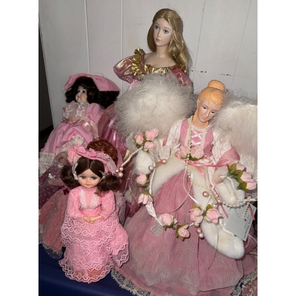 Pretty In Pink Collection - Porcelain Musical Vintage Not So Vintage Teddy Bear 