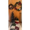 Image 1 : Winter Holidays Bundle - Decorated Artificial Tree (45T), Wreaths, Decor, Linens 