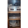 Image 1 :  Luxman Stereo: Cassette K-210, Tuner T- 210L, Amp L-210, Turntable, Stand: 21 W 17 D, 48 T, Records