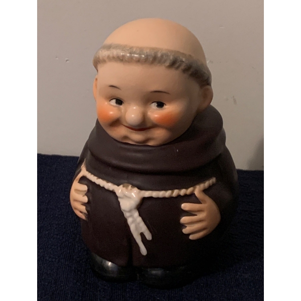 Goebel W. Germany Monk Piggy Bank Figure - 4.5T 