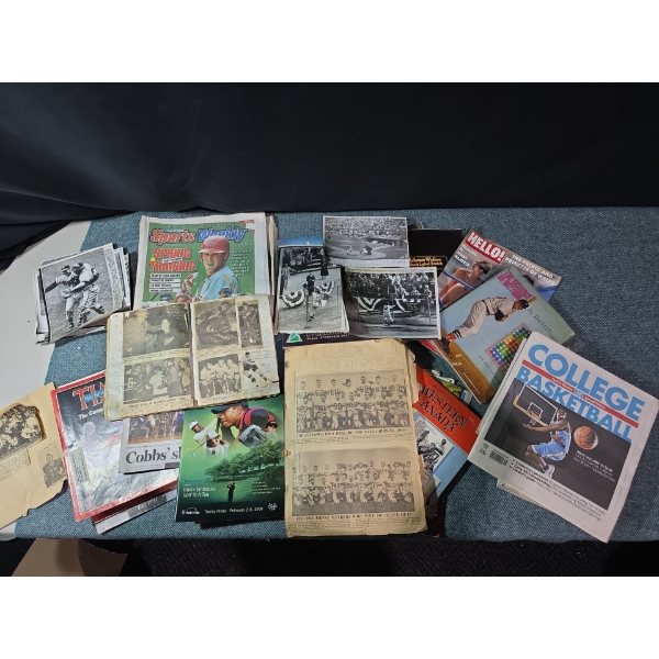Vintage sports media: Newspapers, Magazines, Photographs 