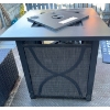 Image 3 : Outdoor Propane Gas Fire Table w/Sectional Wicker Patio Furniture 22x22x27tall