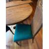 Image 3 : Solid Wood Table w/ 2 Leafs & 4 Chairs - Table is 59L, 29T