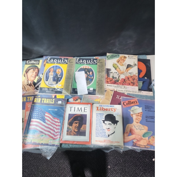 Antique Magazines: Collier's, Time, & National