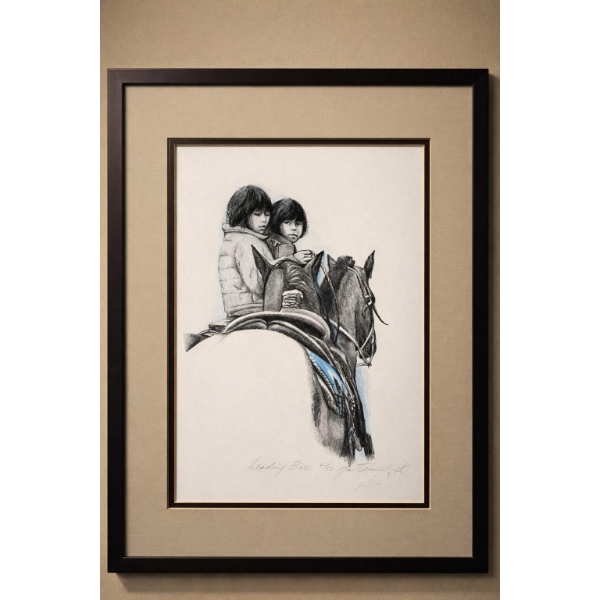 “Leading Bess” limited edition 42/50 with authentic certificate. artist Olga Toml