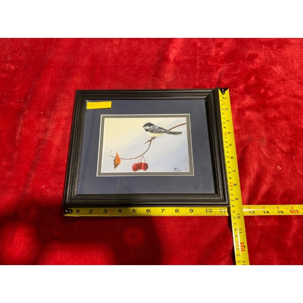 Perched Bird Painting (6.25" x 4.5")