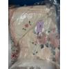 Image 5 : Basket, Girl Figure and Assorted Fine Linens Incl. New 100% Irish Linen 66x84 