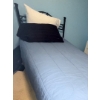 Image 4 : Twin ( Single) Bed - Included Mattress Boxspring Frame & Linens