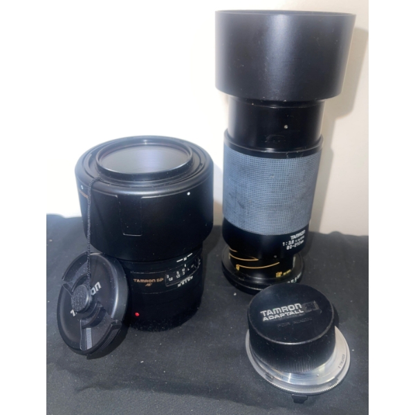 TAMRON Pack - TAMRON 1-3.8 80-210mm Tamron/Nikon Adapter & SPAF90mm Macro 1:1