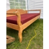 Image 2 : Log Wood Twin Day Bed Frame L80 W37 H32