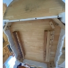 Image 5 : Oval Wood Dining Table w/ Leaf Extender & Seating For Four 43x31x30