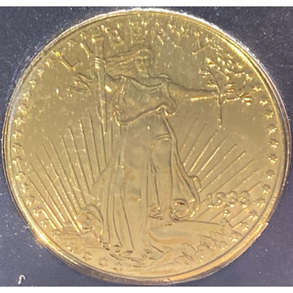 1933 Saint-Gaudens $20 Double Eagle Replica Coin