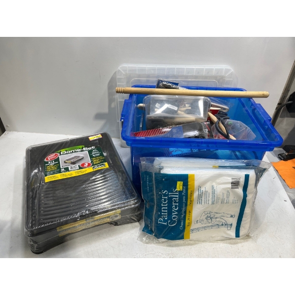 Painting Necessities- Tray, Rollers, Brushes