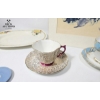 Image 4 : Teacups and Saucers with Mini Wedgwood Plate 