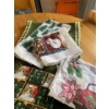 Image 4 : Lot Of Handmade Christmas Decor, Table Runners, serving platter and more