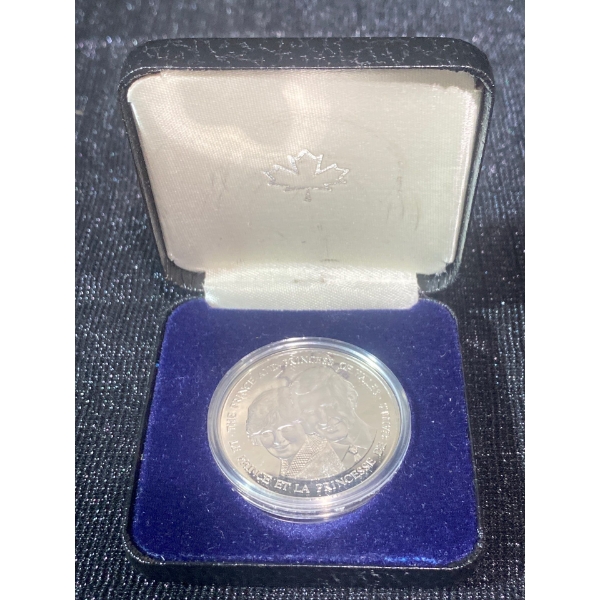 1983 The Prince and Princess of Wales Coin 92.5% Silver 23.33 Grams