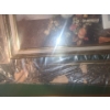Image 5 : Selection of Art and Frames- Painting of Ballerinas 24 X 18, Antique Frame 36 x 20 (Some Damage) 