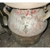 Image 3 : - Vintage Fireplace Tools and Antique Metal Milk Can 11" Diameter Top, 17 T