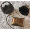 Image 1 : Ladies Handbag Collection - Antique Edwardian Copper/Brass Pillow Purse & More 7L