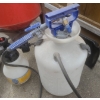 Image 9 : Yard Tools Lot: Erie Broadcast Spreader, Pump Sprayers, Snow Pusher